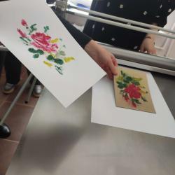 Областной мастер-класс  «Печатная графика в декоративно-прикладном искусстве» - Фотогалерея