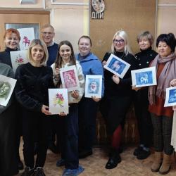 Областной мастер-класс  «Печатная графика в декоративно-прикладном искусстве» - Фотогалерея