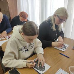 Областной мастер-класс  «Печатная графика в декоративно-прикладном искусстве» - Фотогалерея